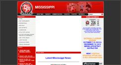 Desktop Screenshot of mississippisoccer.org